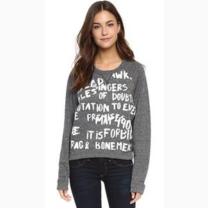 Rag & Bone graffiti sweatshirt